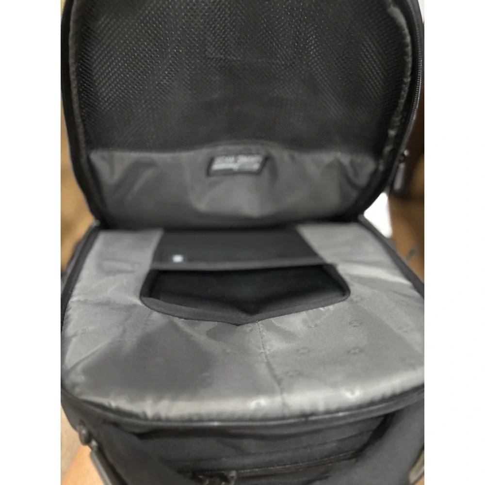 SwissGear ScanSmart Black Laptop Backpack TSA Travel Airflow Business Bag